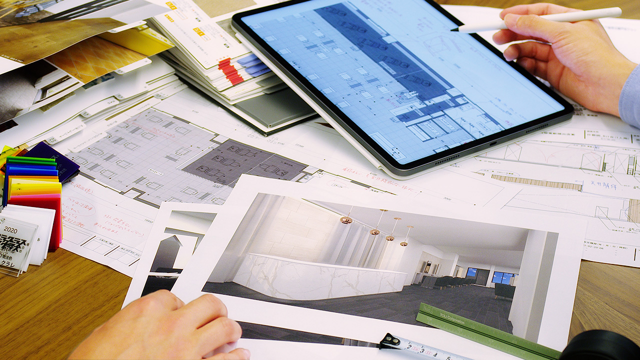 3Dパースを用いた打合せのイメージ